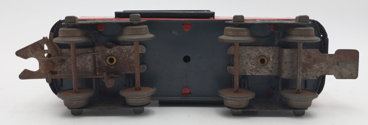 Marx O Gauge Prewar Baltimore & Ohio Red Tinplate Boxcar #384299 VG
