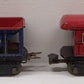 Marx Prewar O Gauge Tin Plate Freight Cars #554,552G,556,553 [4] VG