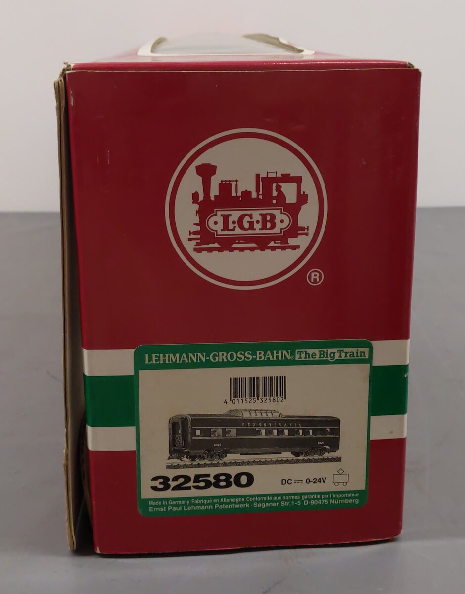 LGB 32580 Pennsylvania Illuminated Vista Dome Car LN/Box