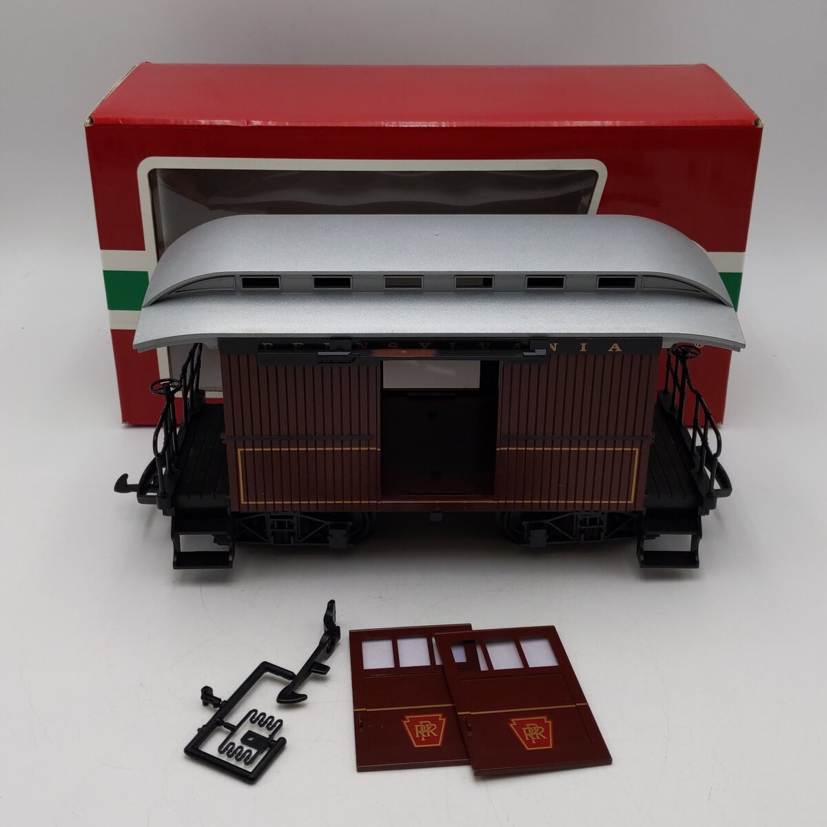 LGB 30050 G Scale Pennsylvania Shorty Baggage Car VG/Box