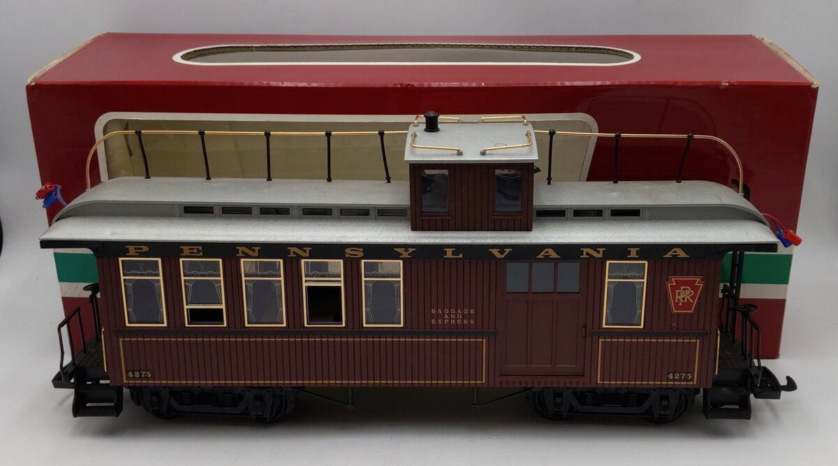 LGB 42750 G Scale Pennsylvania Combine Caboose EX/Box