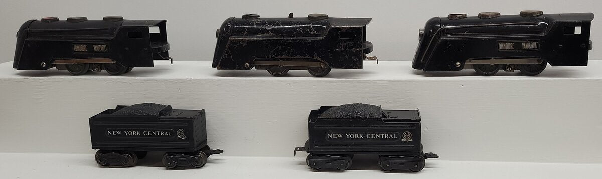 Marx Prewar O Gauge Steam/Windup Locomotives & Tenders [5] VG