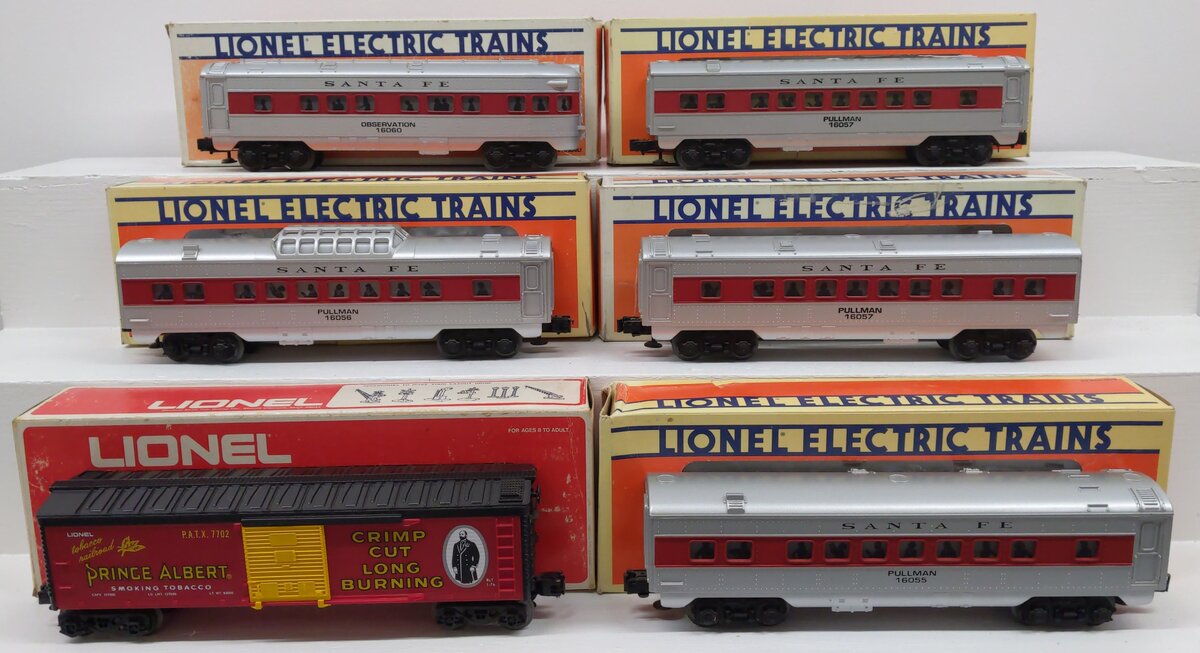 Lionel O Gauge Assorted Passenger & Freight Cars [6] EX/Box