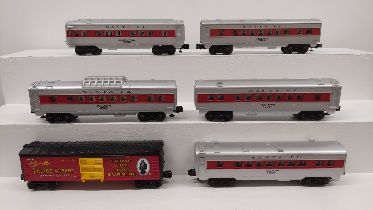 Lionel O Gauge Assorted Passenger & Freight Cars [6] EX/Box