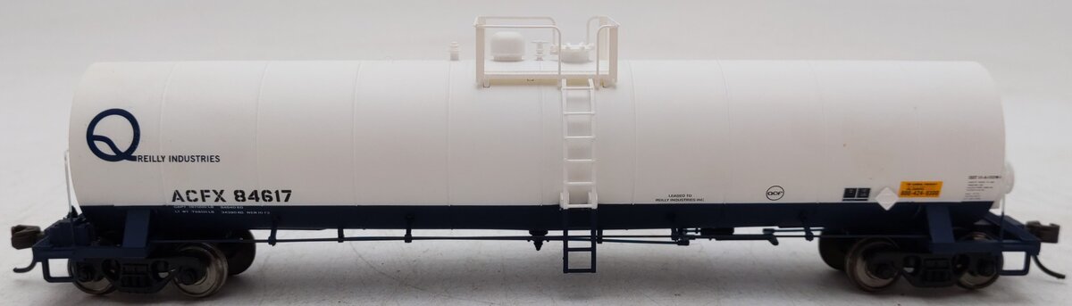 Atlas 1625-2 HO Scale Reilly Industries ACF 23,500 Gallon Tank Car #84617 EX/Box