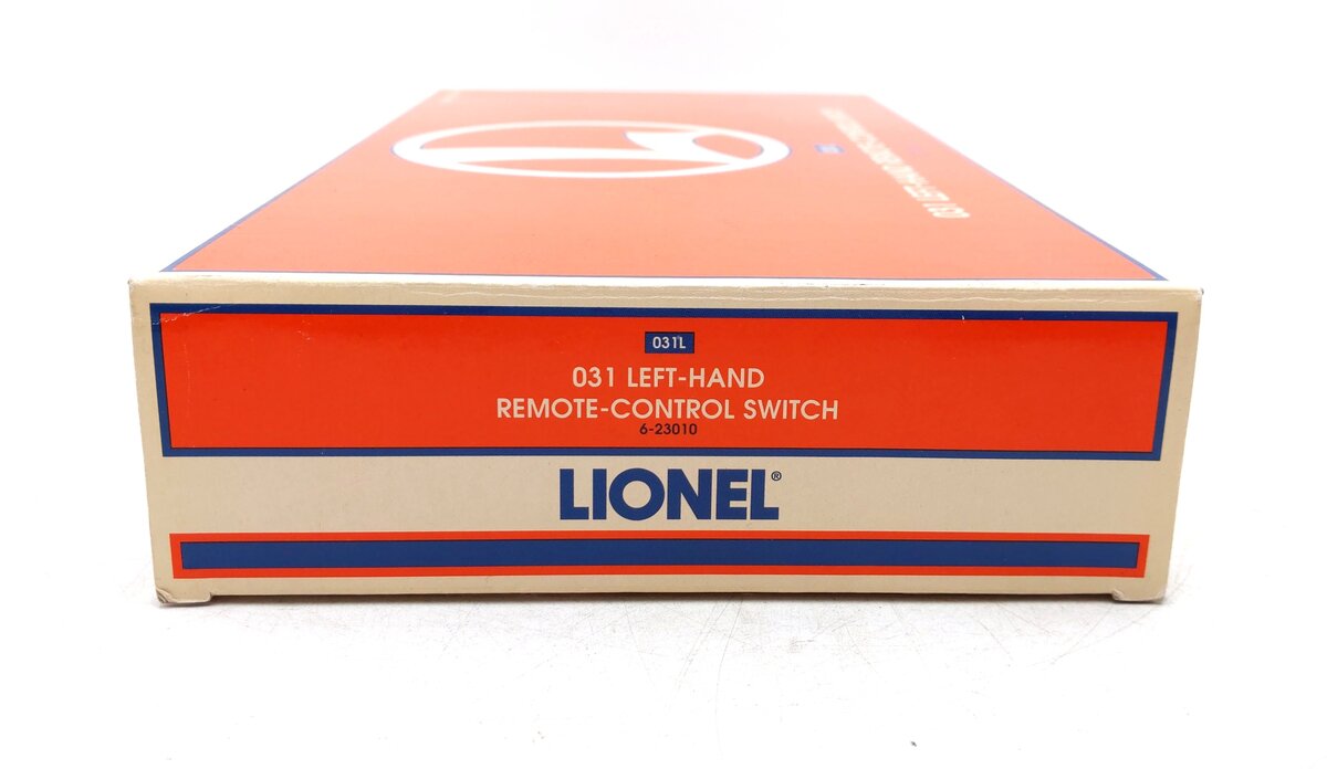 Lionel 6-23010 O Gauge O-31 Left Hand Remote Control Switch Turnout EX/Box