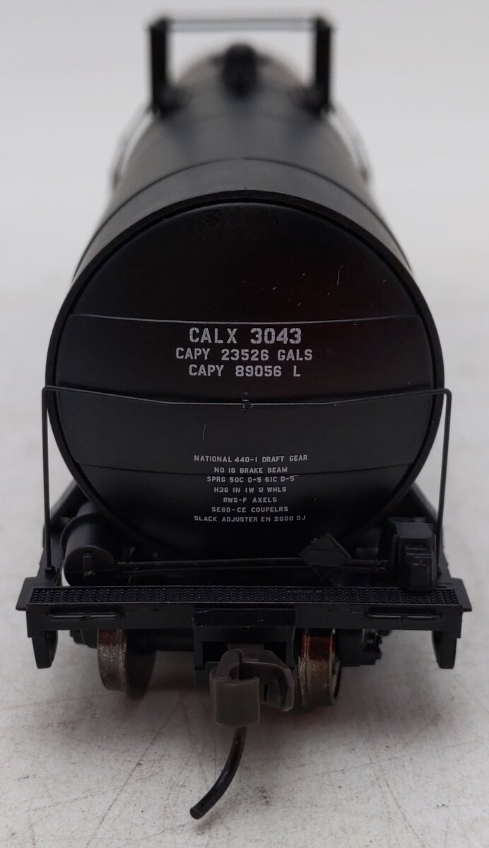 Atlas 1627-2 HO Scale California Rail Car ACF 23,500 Gallon Tank Car #CALX 3043 EX/Box