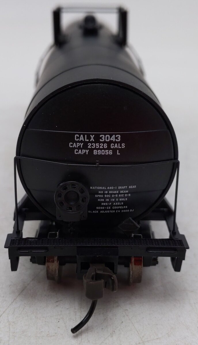 Atlas 1627-2 HO Scale California Rail Car ACF 23,500 Gallon Tank Car #CALX 3043 EX/Box