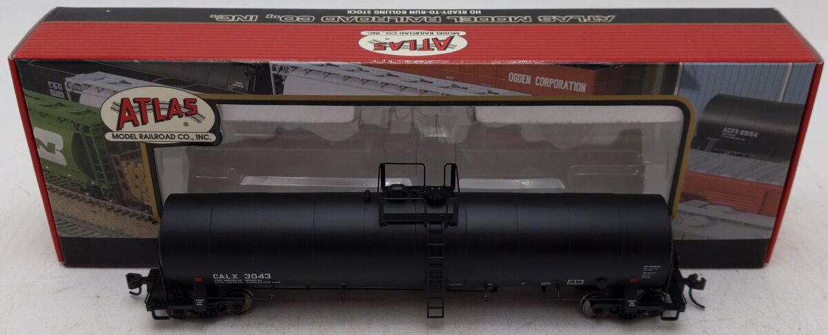 Atlas 1627-2 HO Scale California Rail Car ACF 23,500 Gallon Tank Car #CALX 3043 EX/Box