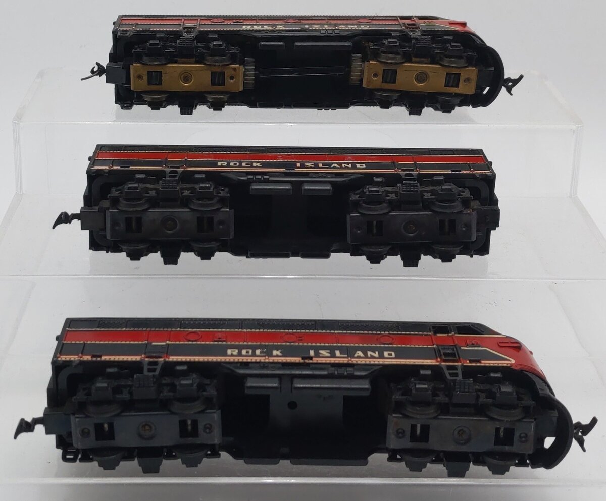 Marx 99 Vintage O Rock Island ABA Diesel Locomotive Set VG