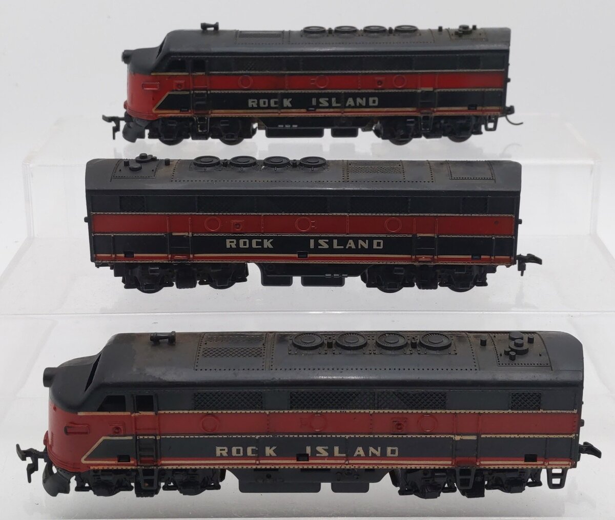 Marx 99 Vintage O Rock Island ABA Diesel Locomotive Set VG