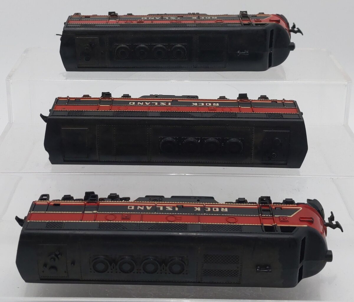 Marx 99 Vintage O Rock Island ABA Diesel Locomotive Set VG