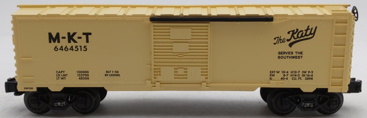 Lionel 6-29236 O Scale M-K-T The Katy Boxcar #6464515 LN