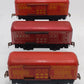 Marx 547 & USM 1935 Vintage O Gauge Lithographed Baggage Cars [3] VG