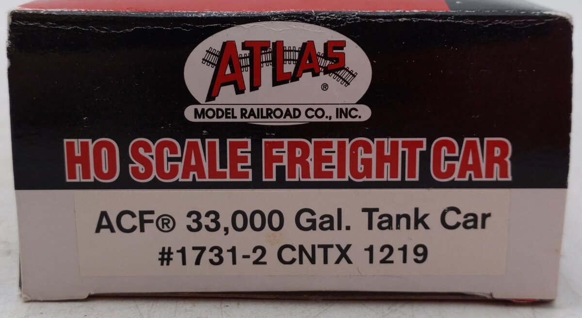 Atlas 1731-2 HO Scale CNTX ACF 33,000 Gallon Tank Car #1219 EX/Box