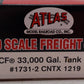 Atlas 1731-2 HO Scale CNTX ACF 33,000 Gallon Tank Car #1219 EX/Box