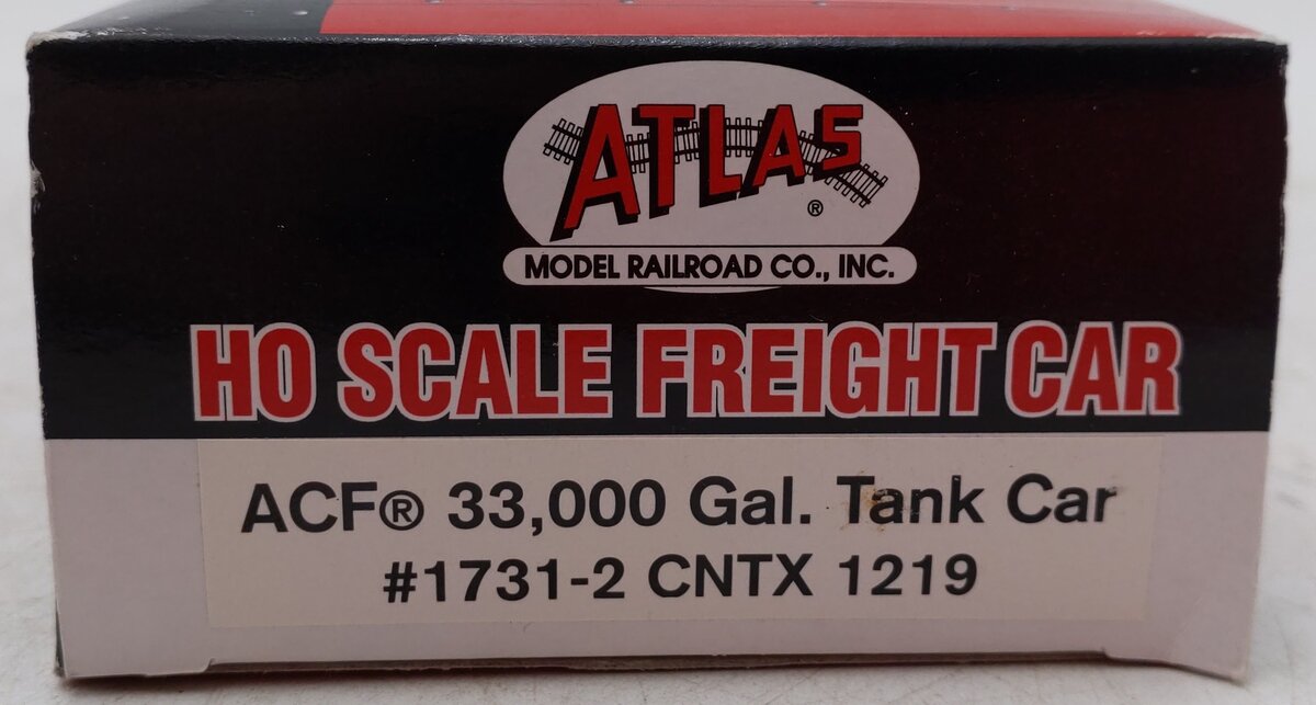 Atlas 1731-2 HO Scale CNTX ACF 33,000 Gallon Tank Car #1219 EX/Box