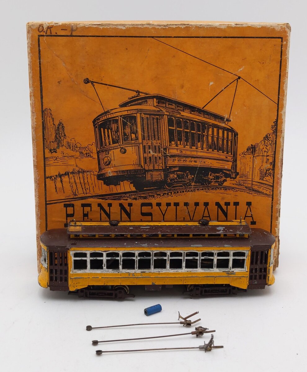 Pennsylvania Scale Models HO Scale Brill Suburban Trolley - Custom/Box