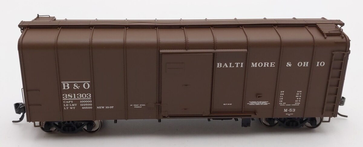 Fox Valley Models 30303 HO Scale Balimore & Ohio Wagontop Box Car #381303 EX/Box