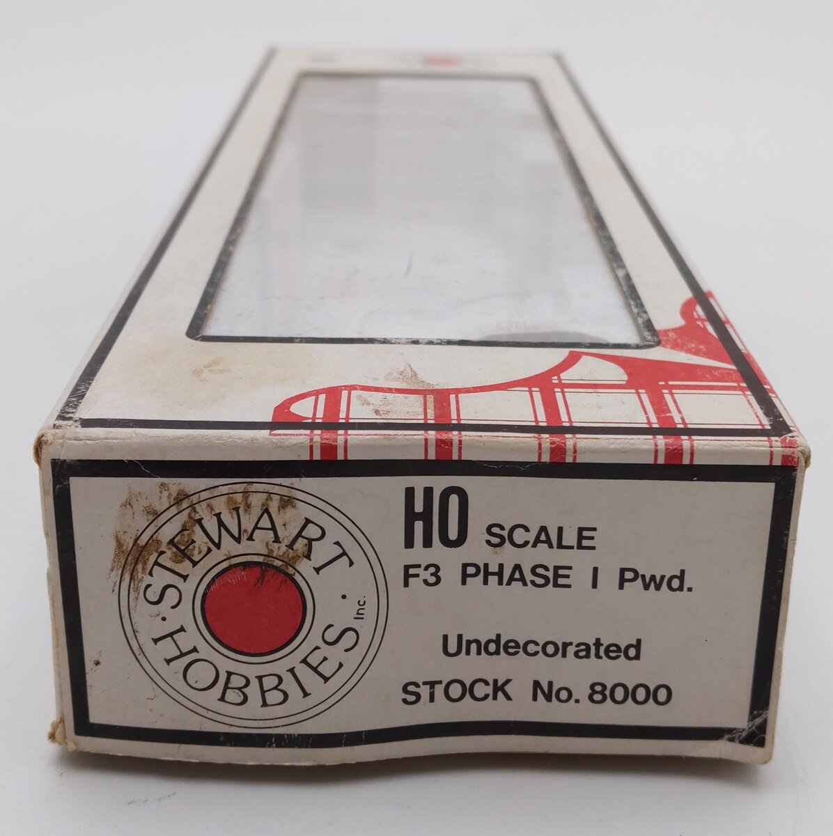Stewart 8000 HO Scale Undecorated F3 Phase I Diesel Locomotive EX/Box