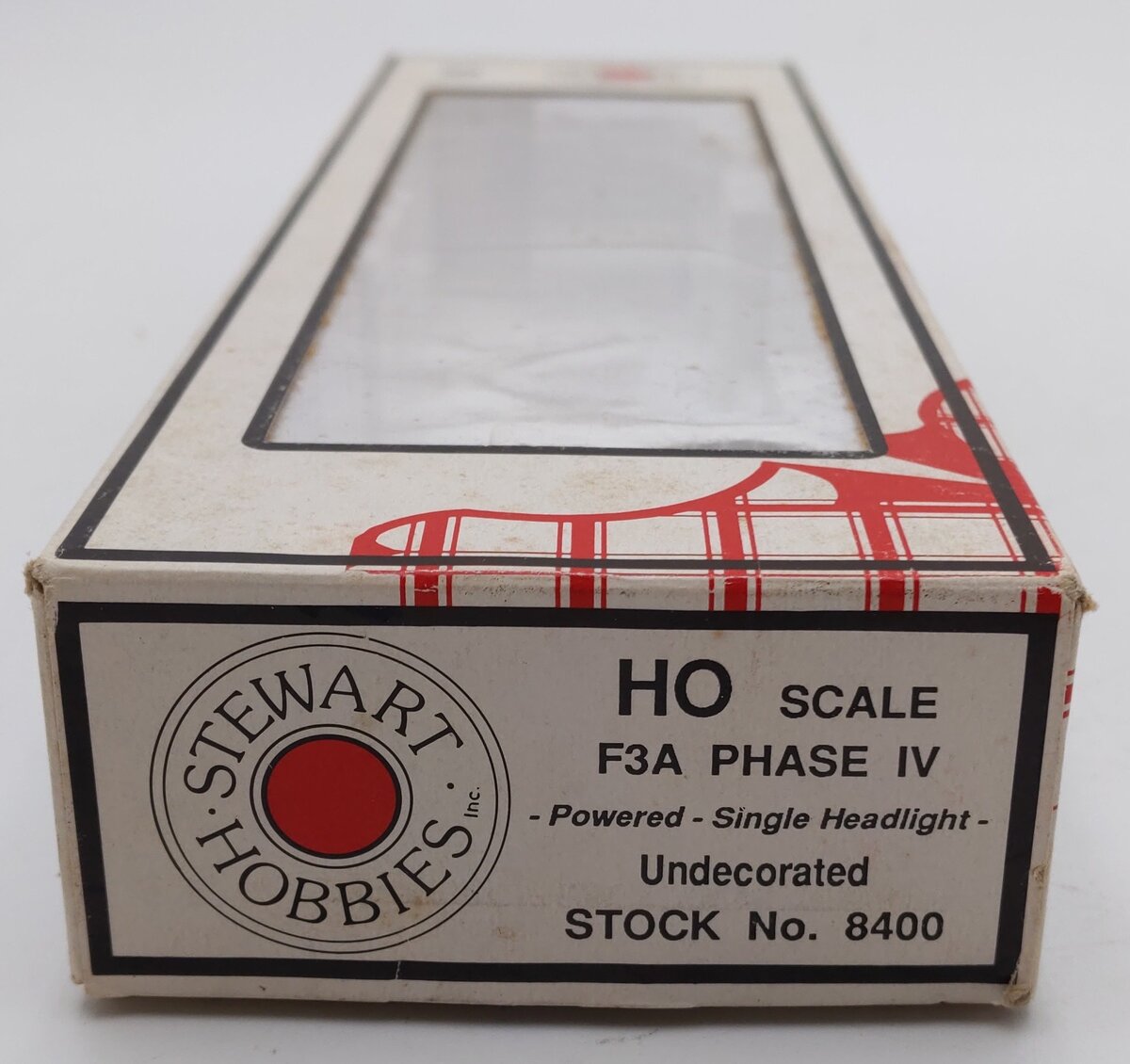 Stewart 8400 HO Scale Undecorated F3A Phase IV Powered Diesel Locomotive VG/Box