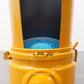 Cast Iron Yellow Traffic Light w/Lights VG