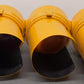 Cast Iron Yellow Traffic Light w/Lights VG