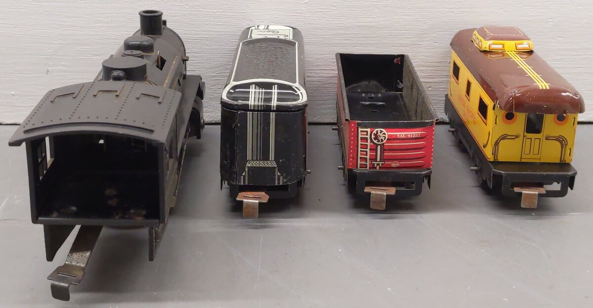 Marx 528 Vintage O Gauge Mechanical Train Set VG/Box