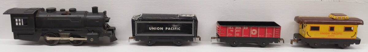 Marx 528 Vintage O Gauge Mechanical Train Set VG/Box