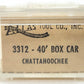 Atlas 3312 N Scale Chattahoochee Industrial 40' Steel Plug Door #1275 EX/Box
