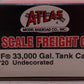 Atlas 1720 HO Scale Undecorated 33,000 Gallon Tank Car EX/Box