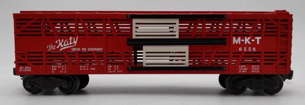 Lionel 6-6556 O Gauge Missouri Kansas Texas Stock Car VG