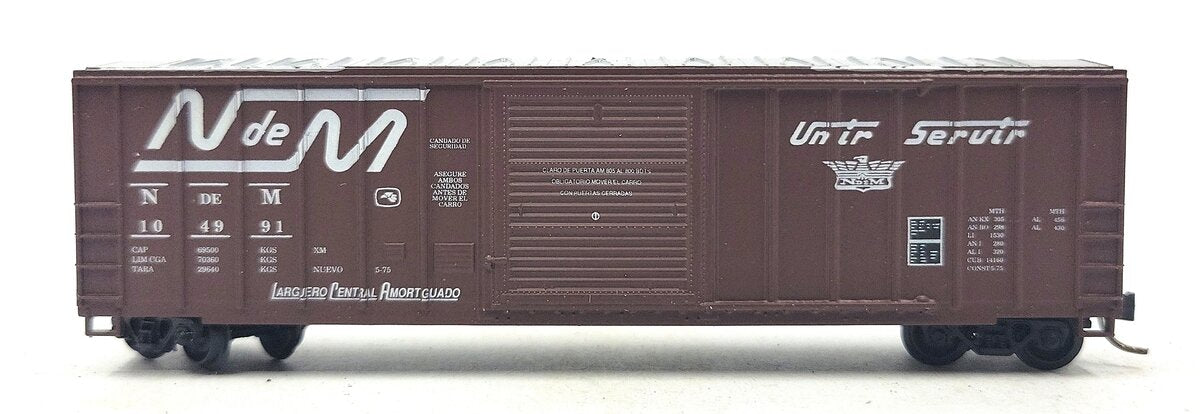 Roundhouse 8837 N Scale N de M Single Door Boxcar #104991 LN/Box