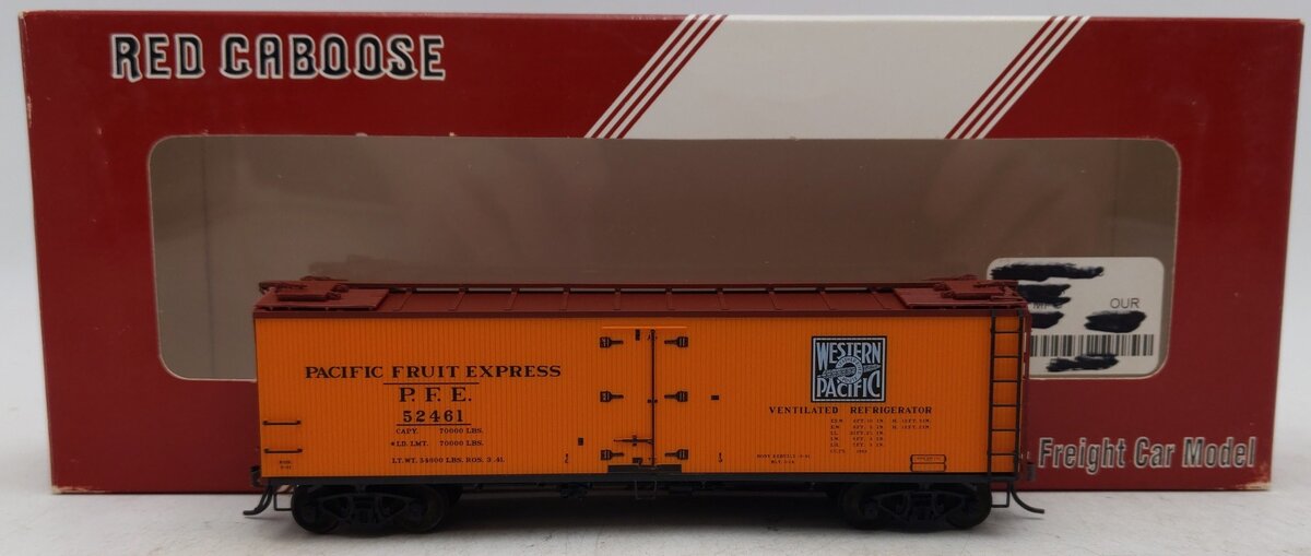Red Caboose 34231-9 HO Scale Pacific Fruit Express Refrigerator Car #52461 EX/Box