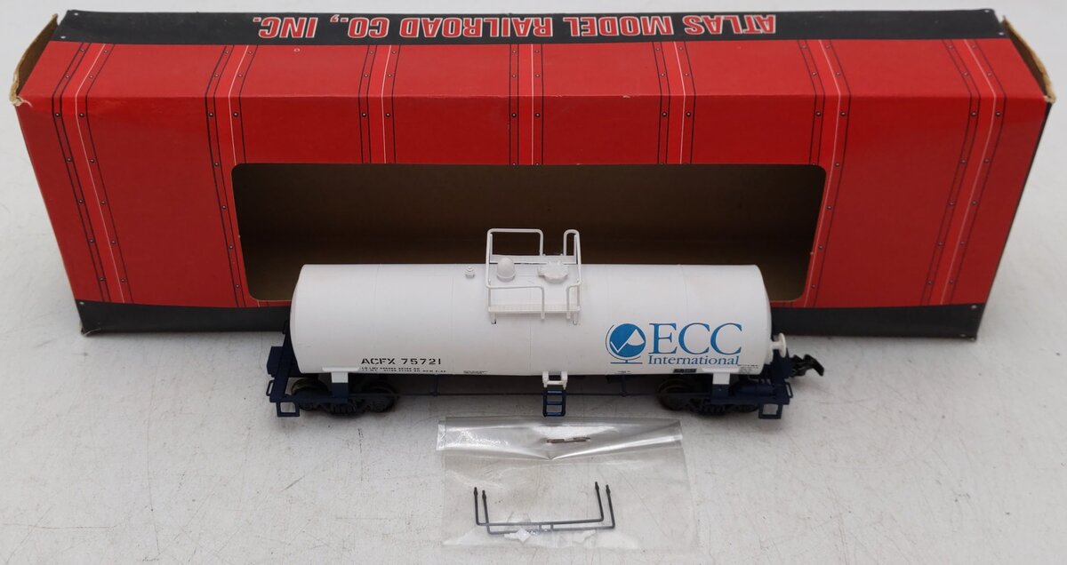 Atlas 1705 HO Scale ECC International Tank Car ACFX #75712 VG/Box