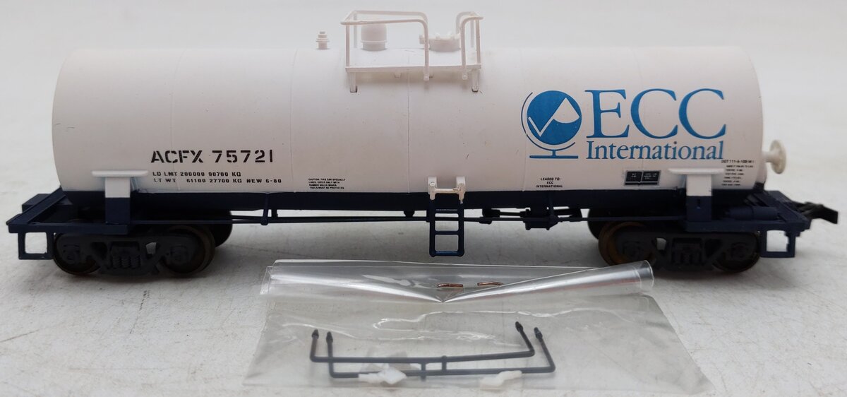 Atlas 1705 HO Scale ECC International Tank Car ACFX #75712 VG/Box