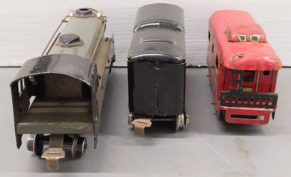 Marx Prewar O Gauge Canadian Pacific Steam Locomotive Passenger Train Set #3000 VG/Box