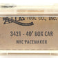 Atlas 3421 N Scale New York Central Pacemaker 40' Boxcar #170267 LN/Box