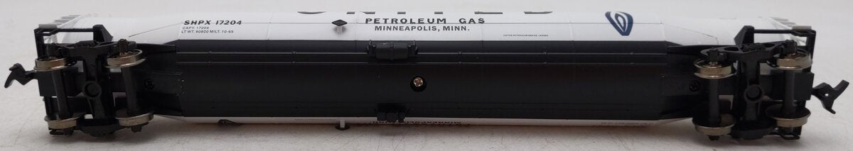 Atlas 1726-2 HO Scale United SHPX ACF 33,000 Gallon Tank Car #17204 EX/Box