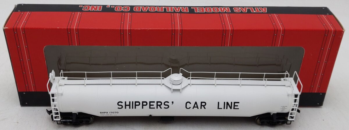 Atlas 1724-3 HO Scale SHPX ACF 33,000 Gallon Tank Car #17070 EX/Box