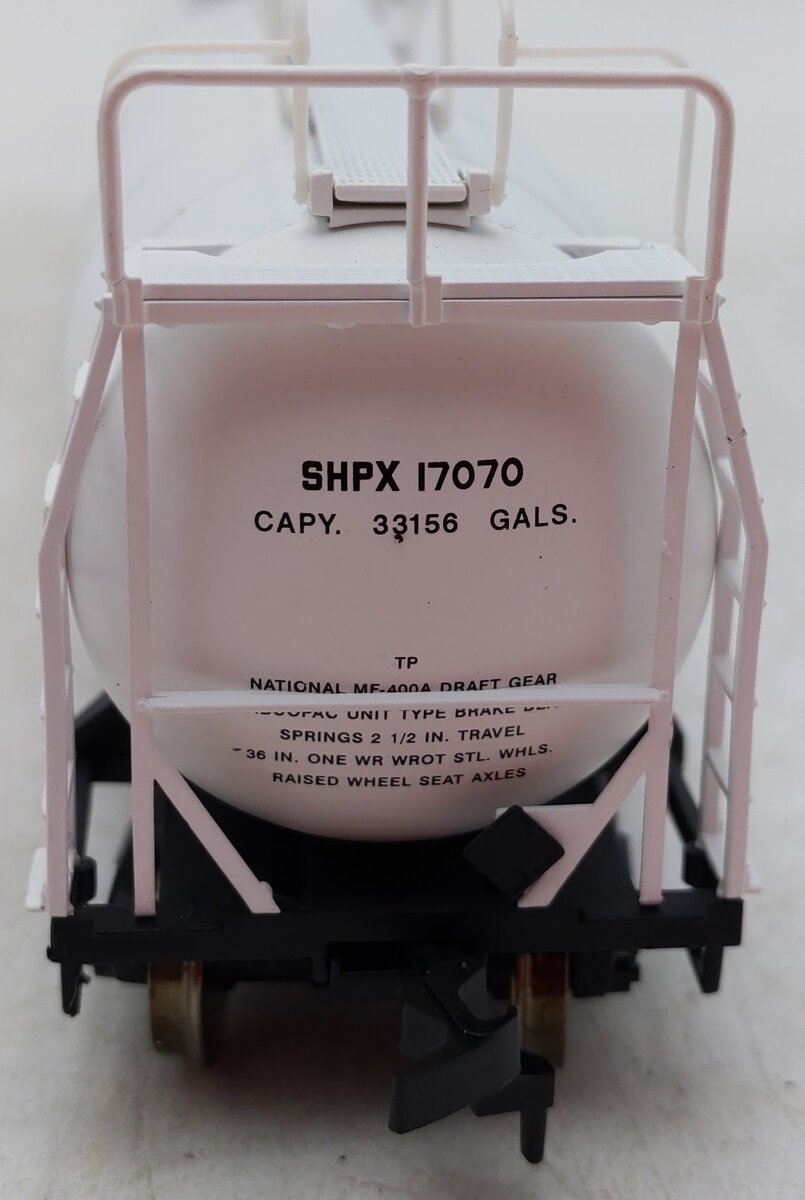 Atlas 1724-3 HO Scale SHPX ACF 33,000 Gallon Tank Car #17070 EX/Box