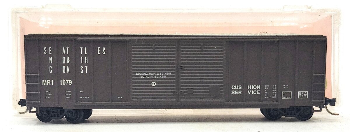 Roundhouse 8823 N Scale Seattle & North Coast Box Car #1079 LN/Box