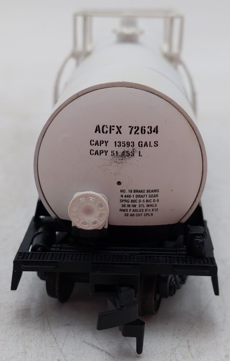 Atlas 1703 HO Scale Georgia Kaolin Tank Car ACFX 72634 VG/Box