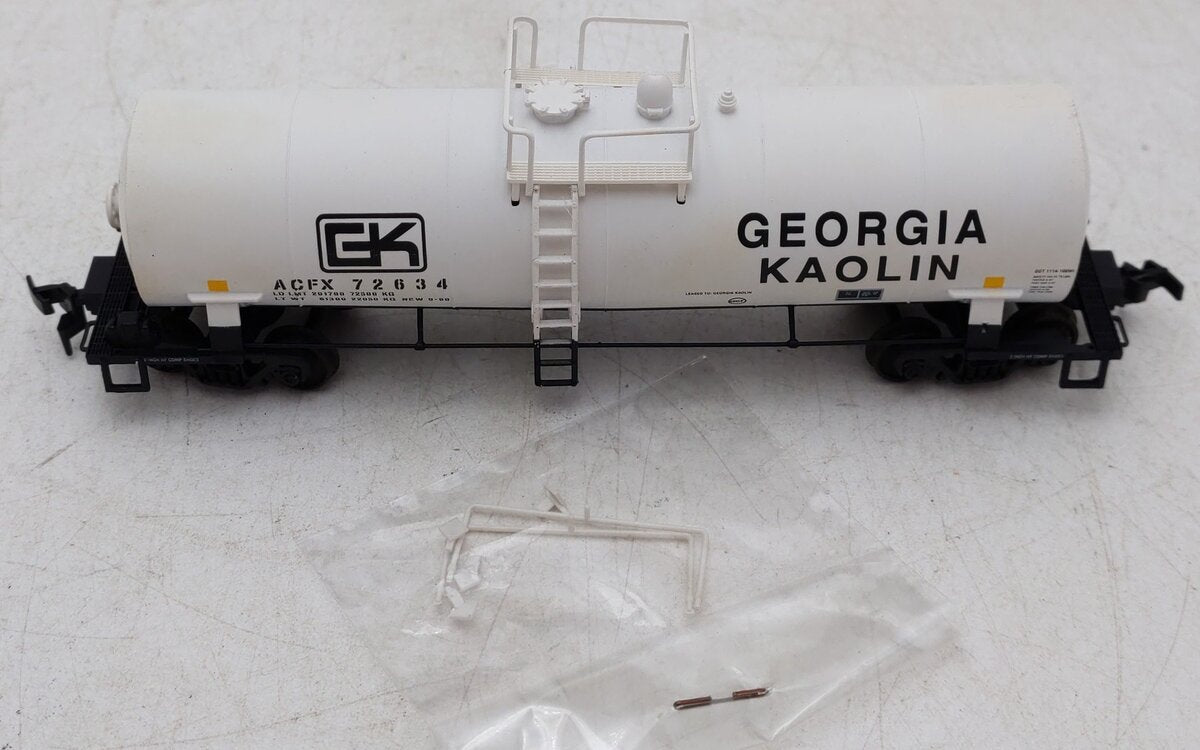 Atlas 1703 HO Scale Georgia Kaolin Tank Car ACFX 72634 VG/Box