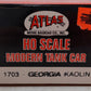 Atlas 1703 HO Scale Georgia Kaolin Tank Car ACFX 72634 VG/Box