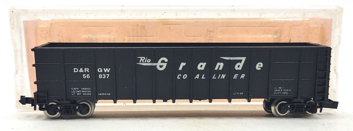 Roundhouse 8103 N Denver & Rio Grande Western Thrall Coal Gondola #56837 LN/Box