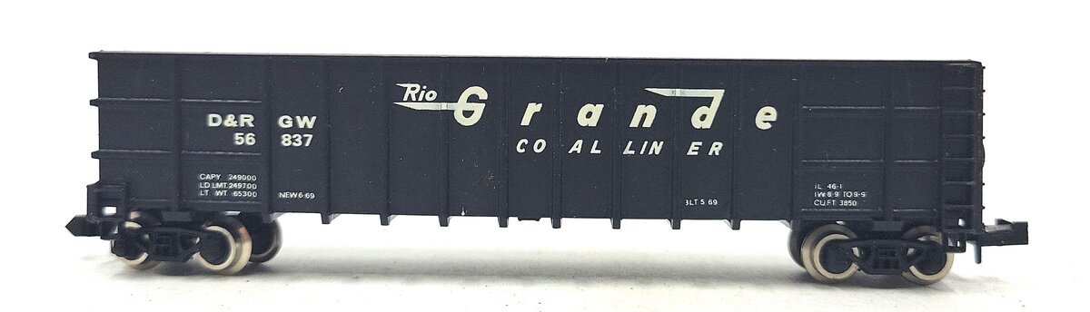 Roundhouse 8103 N Denver & Rio Grande Western Thrall Coal Gondola #56837 LN/Box