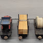 Marx Prewar O Gauge Freight Cars #563,562,566,559,550 [5] VG