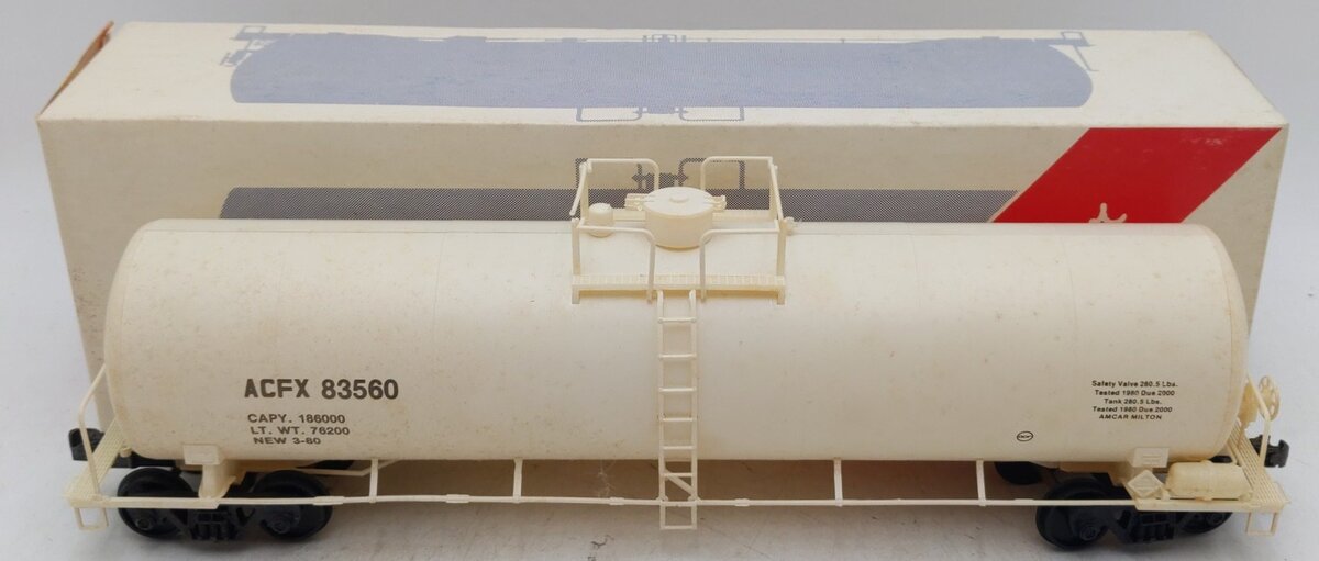 Weaver 1281 O Scale 2-Rail ACF 50 Ft. Tank Car VG/Box
