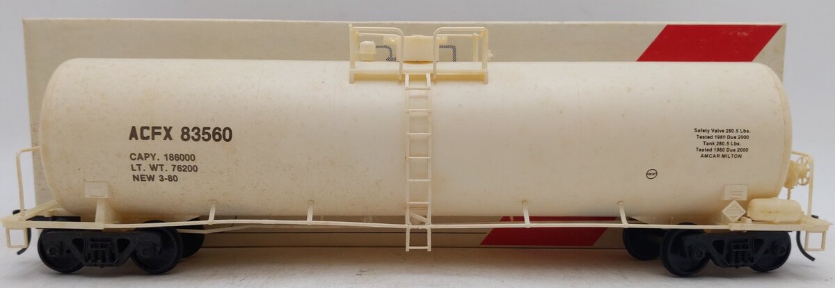 Weaver 1281 O Scale 2-Rail ACF 50 Ft. Tank Car VG/Box